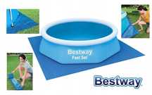 Podłoga pod basen mata folia plandeka do ogrodu 335x335 BESTWAY
