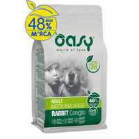 Корм для собак OASY OAP ADULT Medium/Large кролик 18 кг