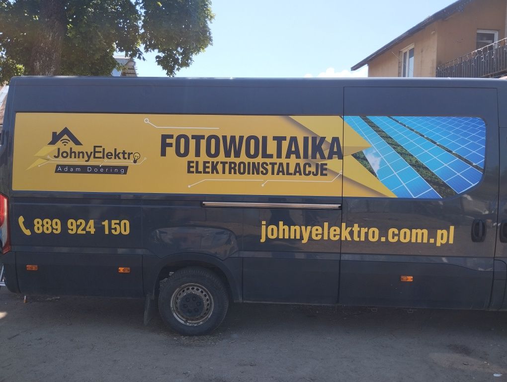 Reklama na samochód,oklejanie busów witryn,projekty,montaż cala Polska