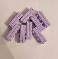 LEGO cegiełki 1x4 - 50 sztuk kolor lavender - elementy mix