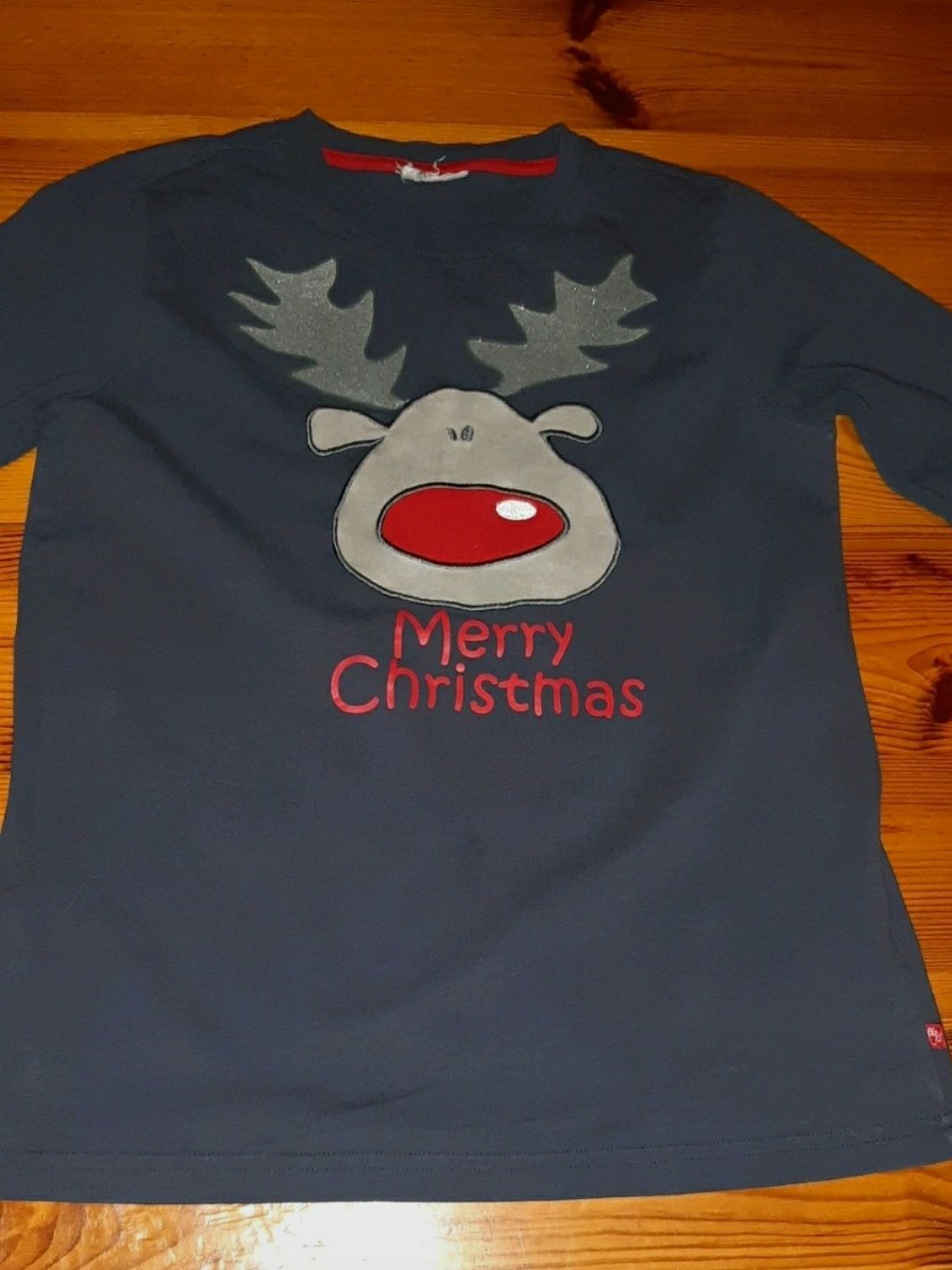 Świąteczna bluzka z reniferkiem z Coccodrillo 134  140