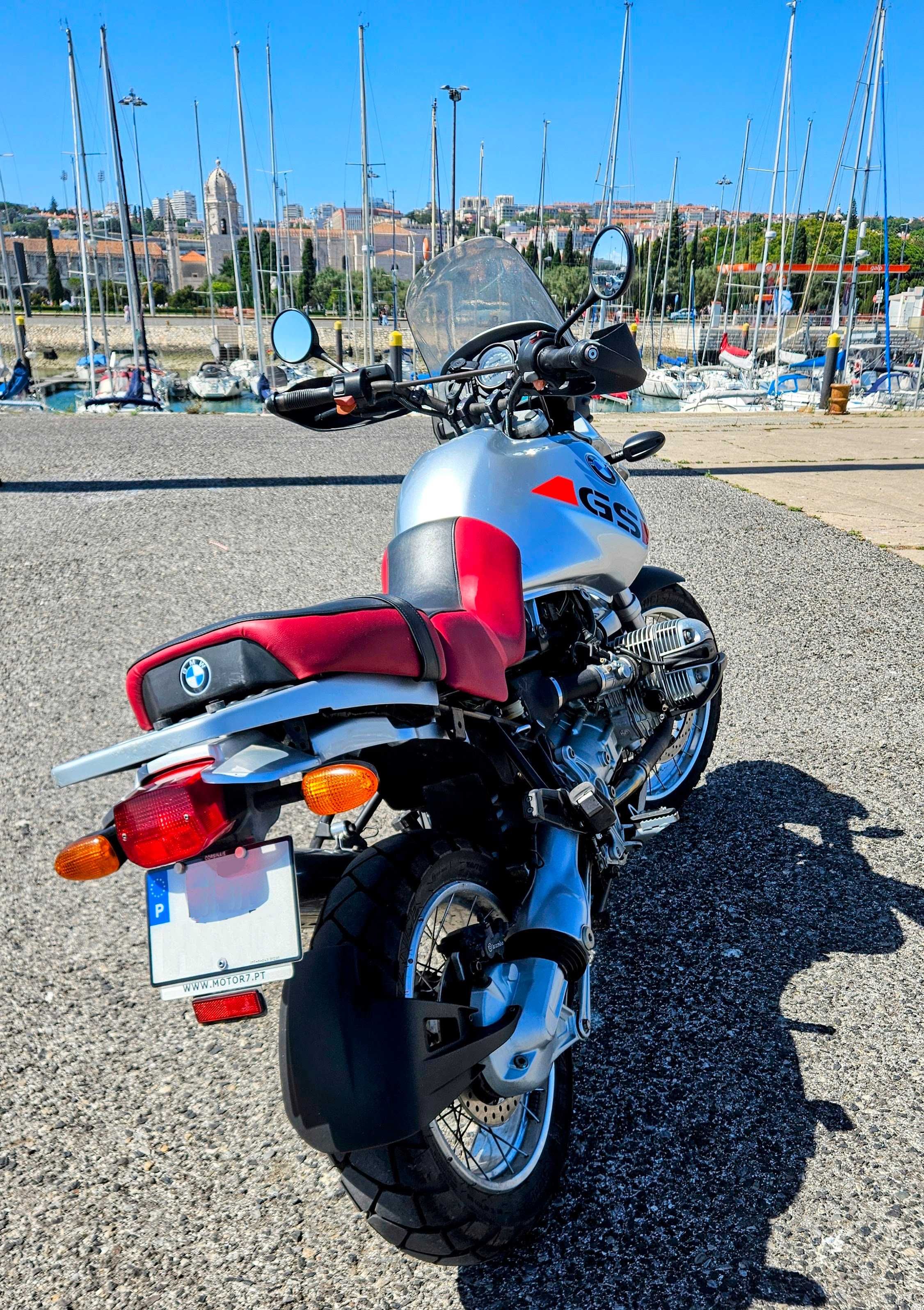 Mota BMW R 1150 GS + revisão + topcase + crashbars