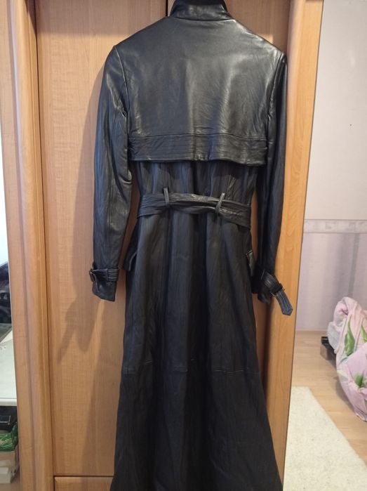 Пальто плащ кожаное Antonio Marras Италия