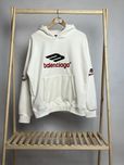S-XL | Худі/худи Balenciaga White 3B Sports Icon Hoodie