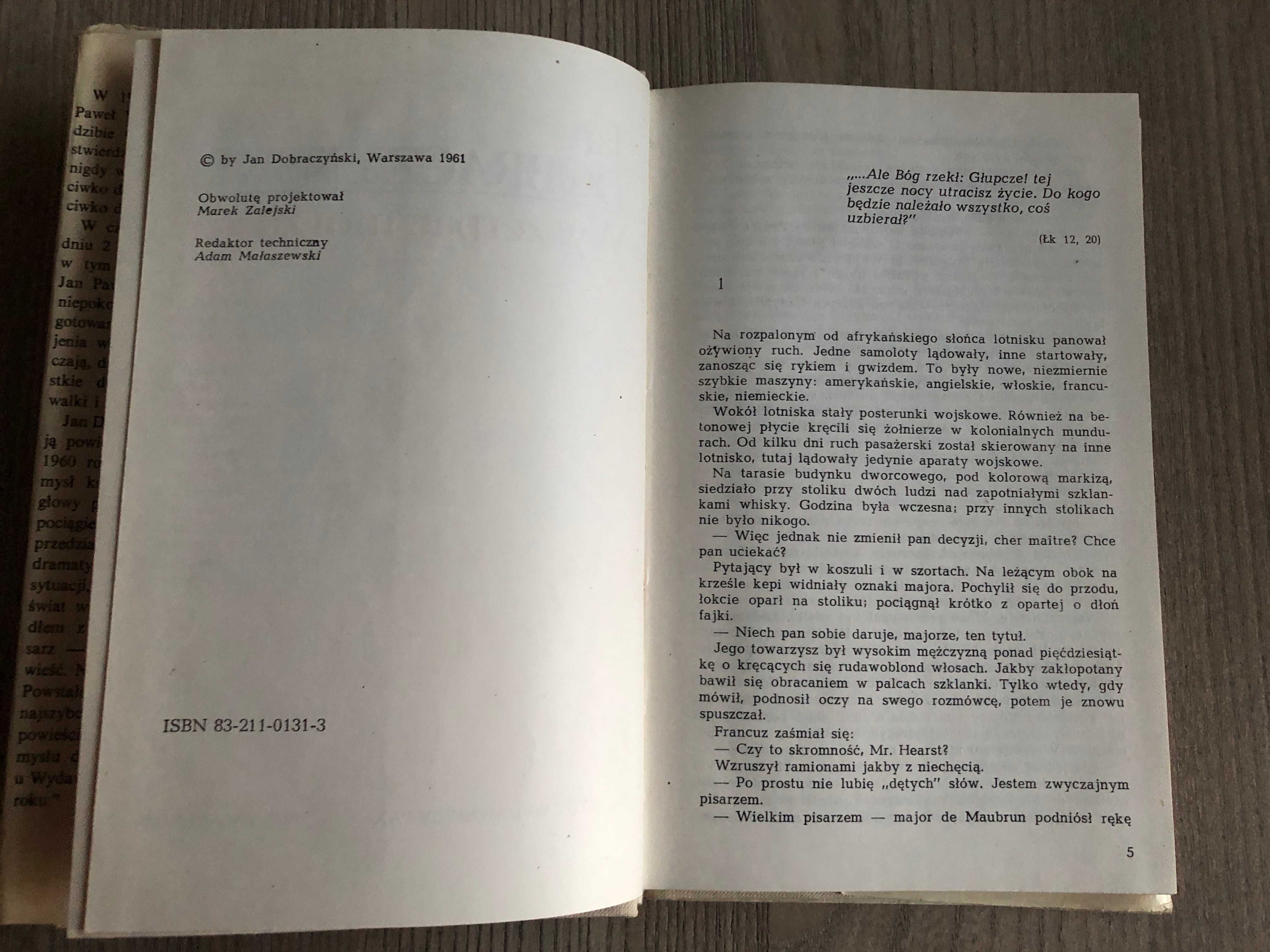 Wyczerpać morze Jan Dobraczyński
