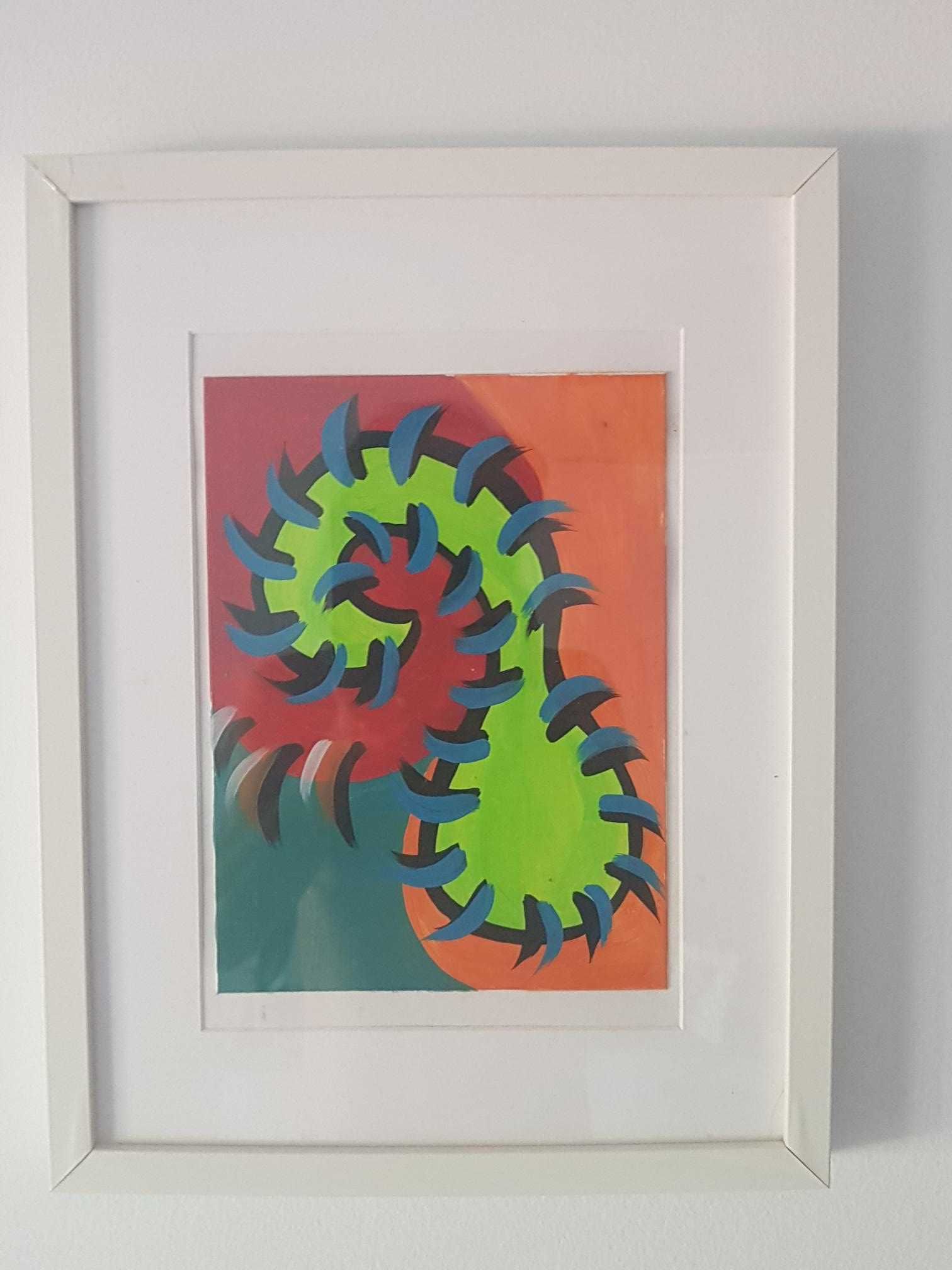 Pintura Caroline Lausun Assinada ORIGINAL
