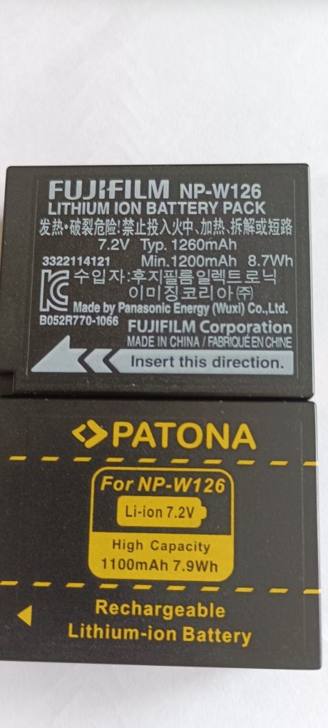 Conjunto baterias NP-W126