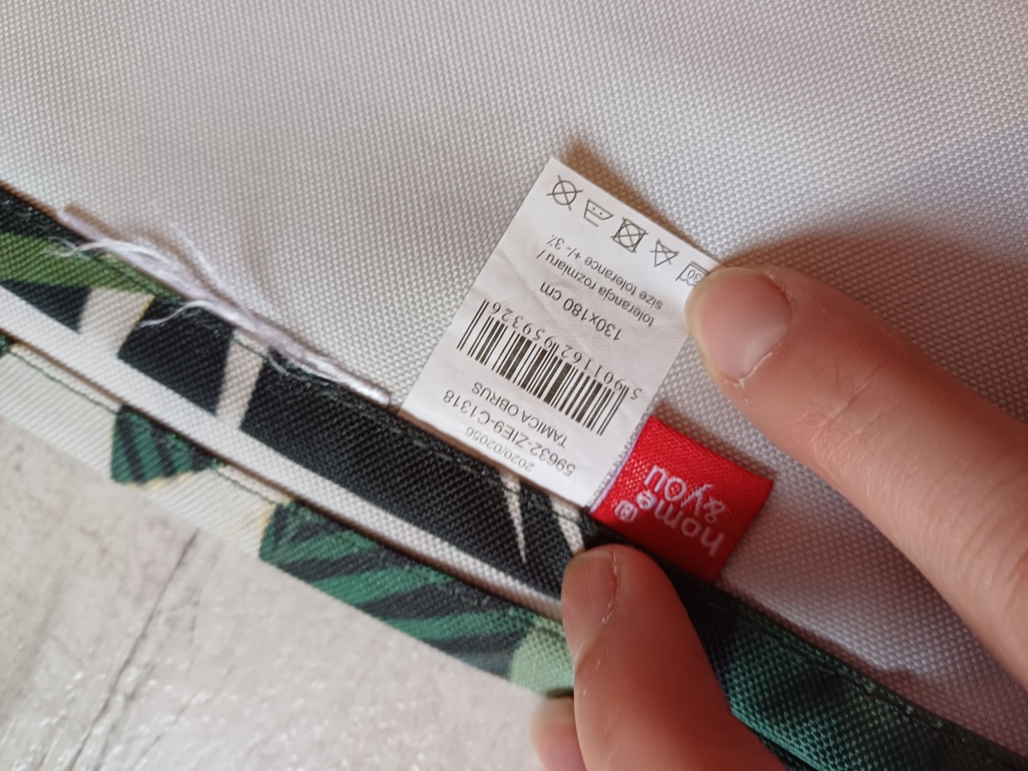 Komplet zasłona bieżnik obrus home&you kolekcja Tamica