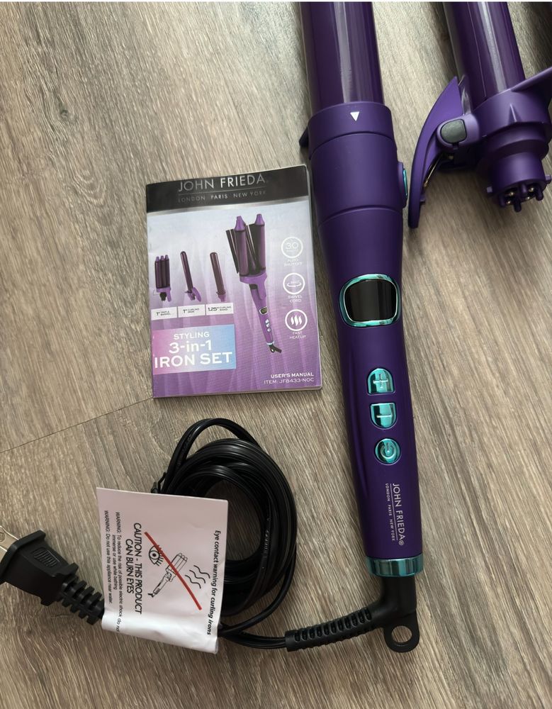 John Freida 3-in-1 Styling Iron Set плойка потрійна, мультистайлер