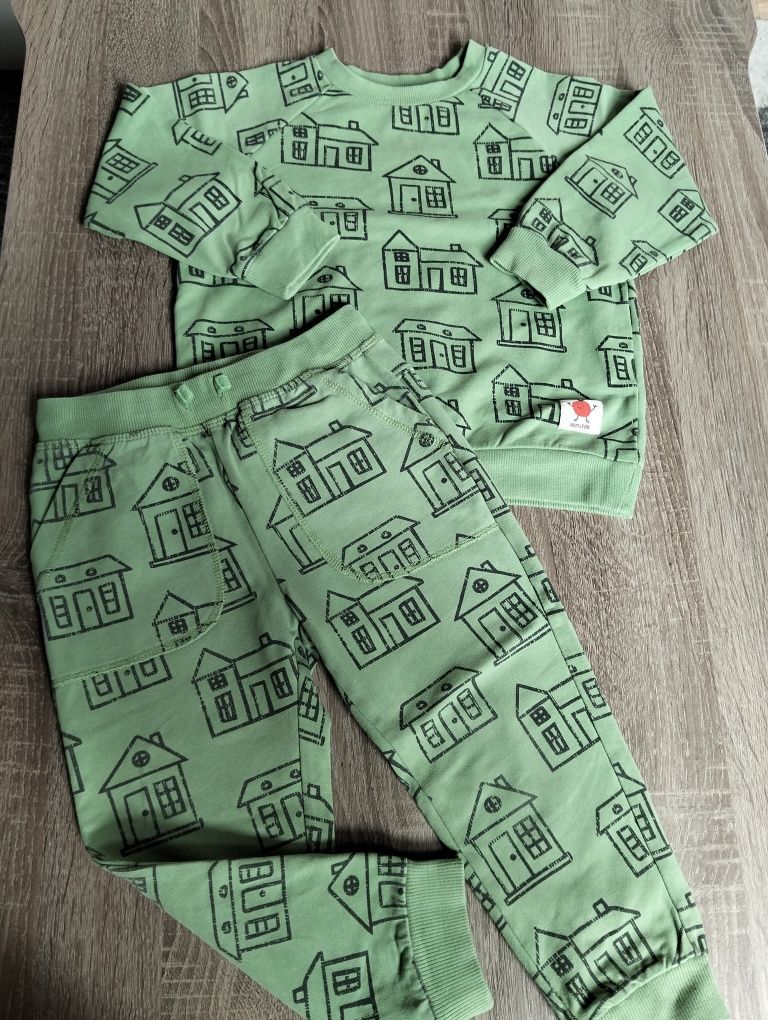 Komplet dres chłopięcy 98 domki