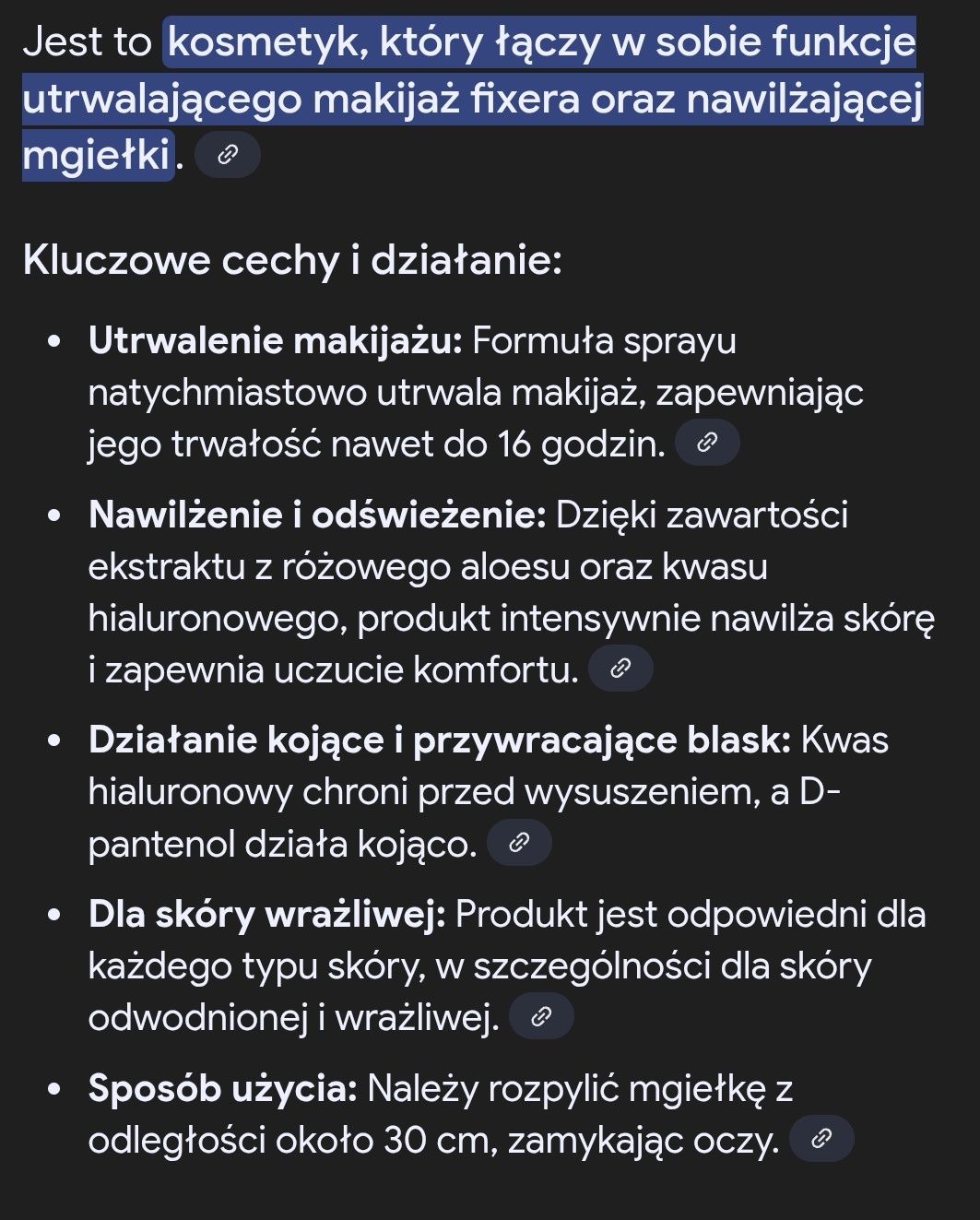 AA Pink aloes mgiełka do twarzy fixer utrwalacz 2w1