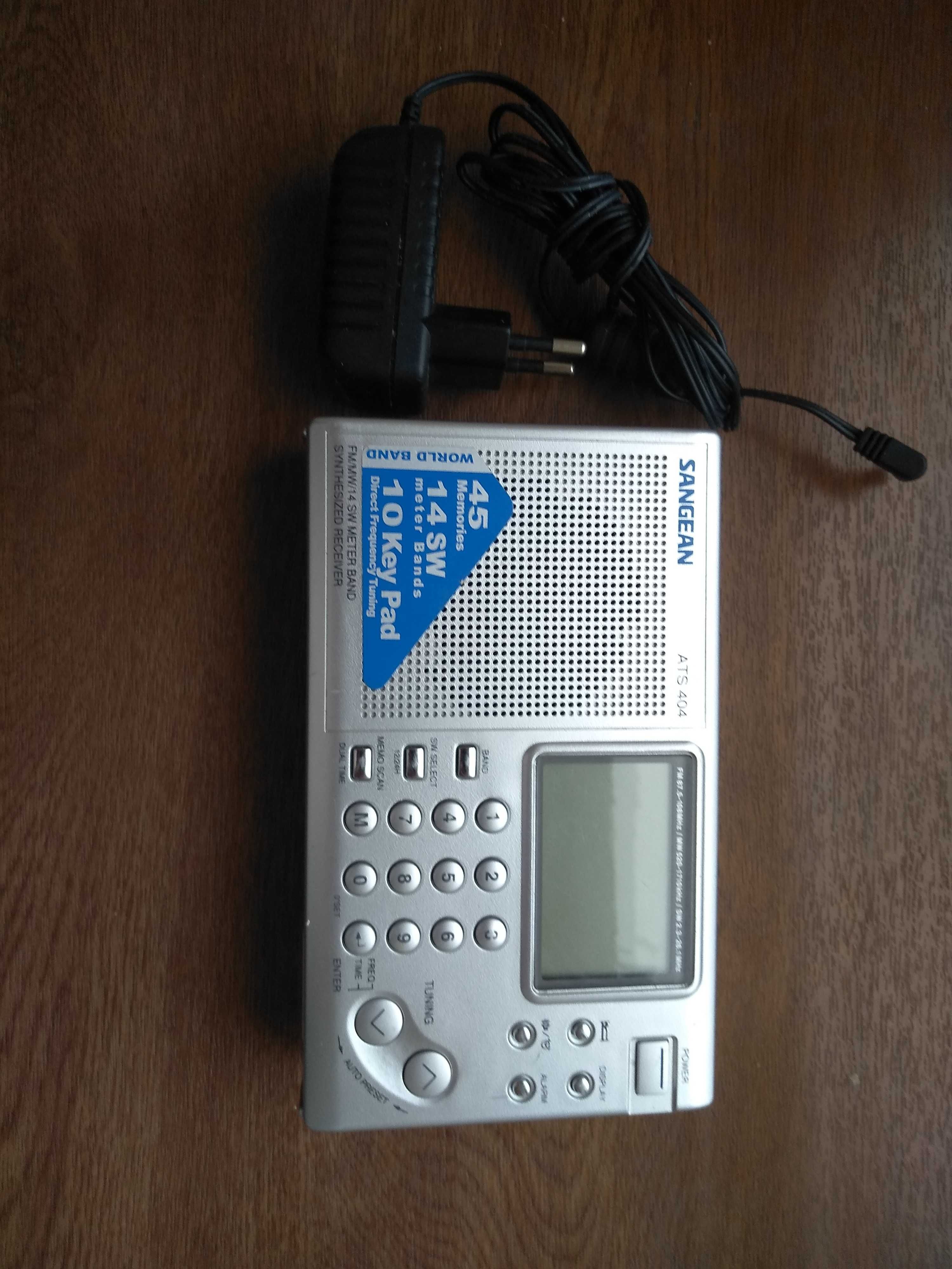 Радіоприймач цифровий Sangean ATS404 FM, MW, 14SW