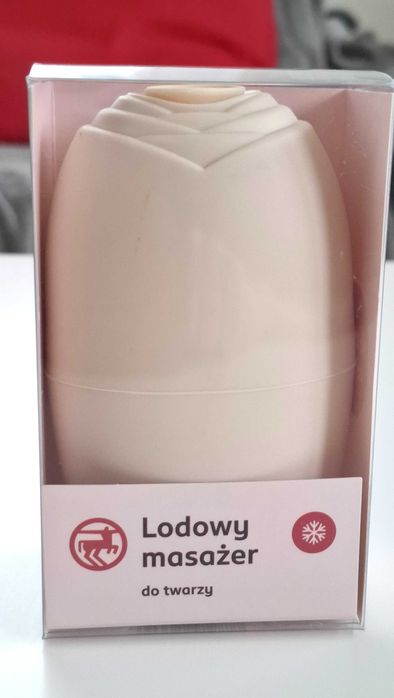 Masażer lodowy do twarzy. Chłodzący redukujący cienie pod oczami. Nowy