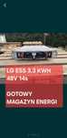 LG ESS 3.3 kwh 48v  magazyn energii gotowy lg chem

fotowoltaika