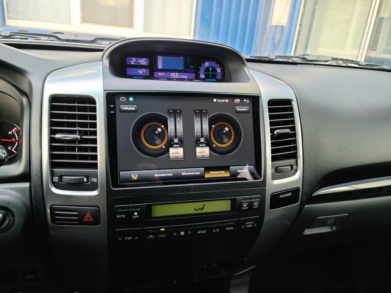 Магнітола Toyota Prado 120 +GPS трекер + цілодобовий відеонагляд +360.