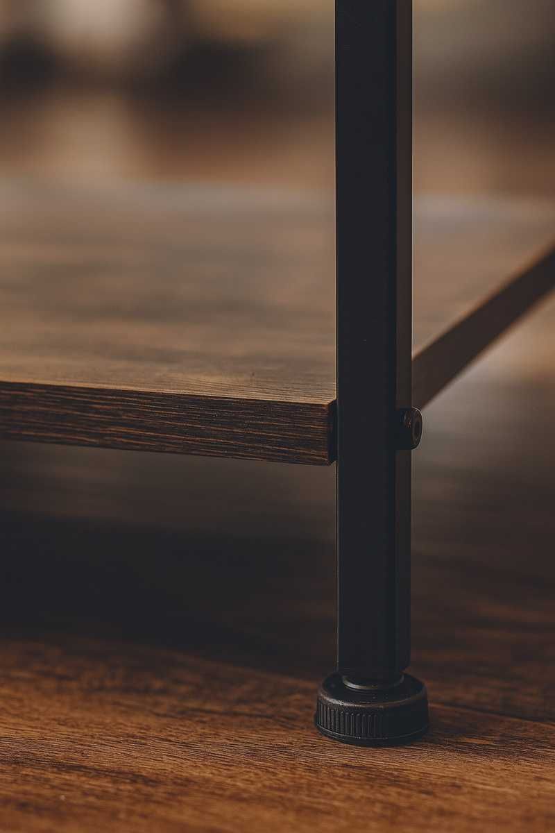 NOWY Regał Na Książki Loft Metalowy Stelaż Półki Dąb Do Biura OKAZJA