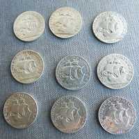 Moedas de 2$50 prata de 1932 a 1951