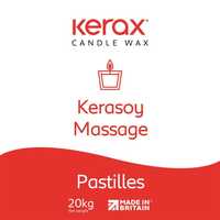 2kg Wosk sojowy KeraSoy Massage - świece zalewane, świece do masażu