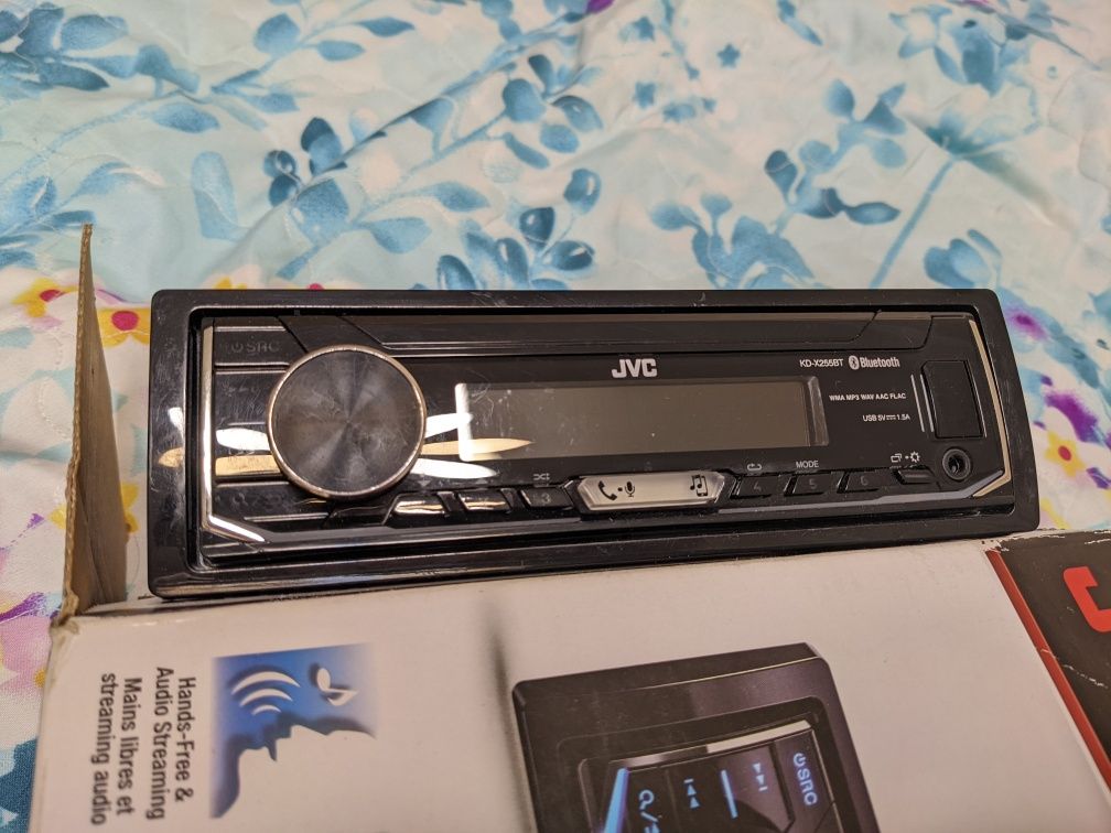 Автомагнітола процесорна JVC з usb, bluetooth, aux