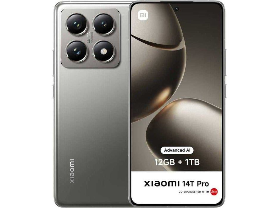 Smartphone XIAOMI 14T Pro 6.67'' - 12 GB - 1 TB - Cinzento Titânio