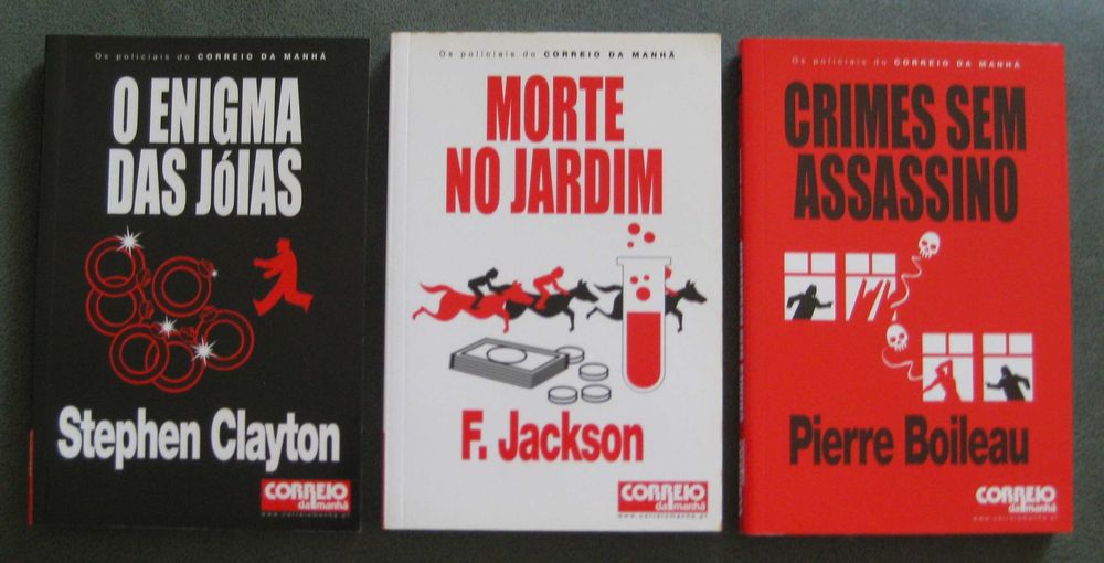 Colecção de 8 livros: Os Policiais do Correio da Manhã