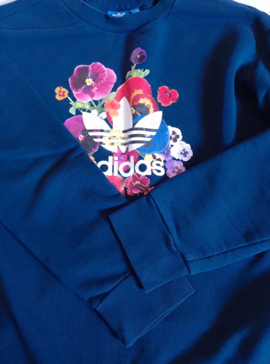 Adidas bluza w kwiaty BRATKI rozmiar 36,38,40