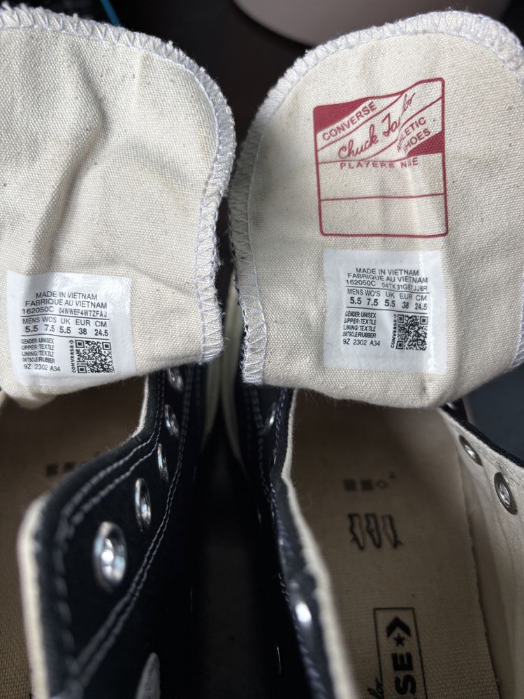 Converse chuck 70 Hi Black 162050C