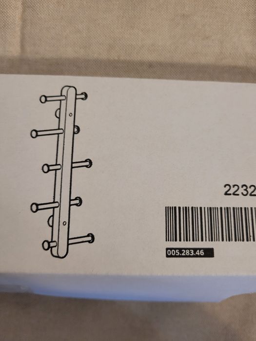 Ploga - cabide c/gancho vertixal do ikea