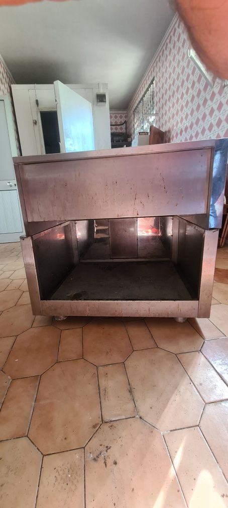 Banca em inox para restauração - talho