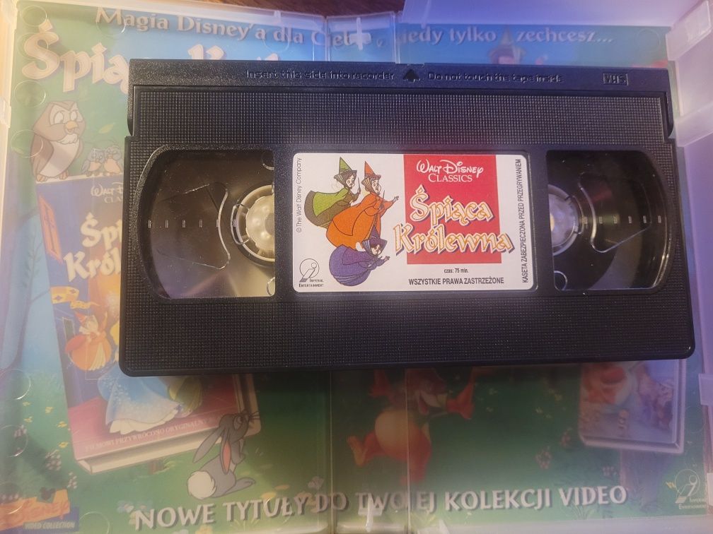 VHS Śpiąca Królewna 1993 Disney / Dubbing PL