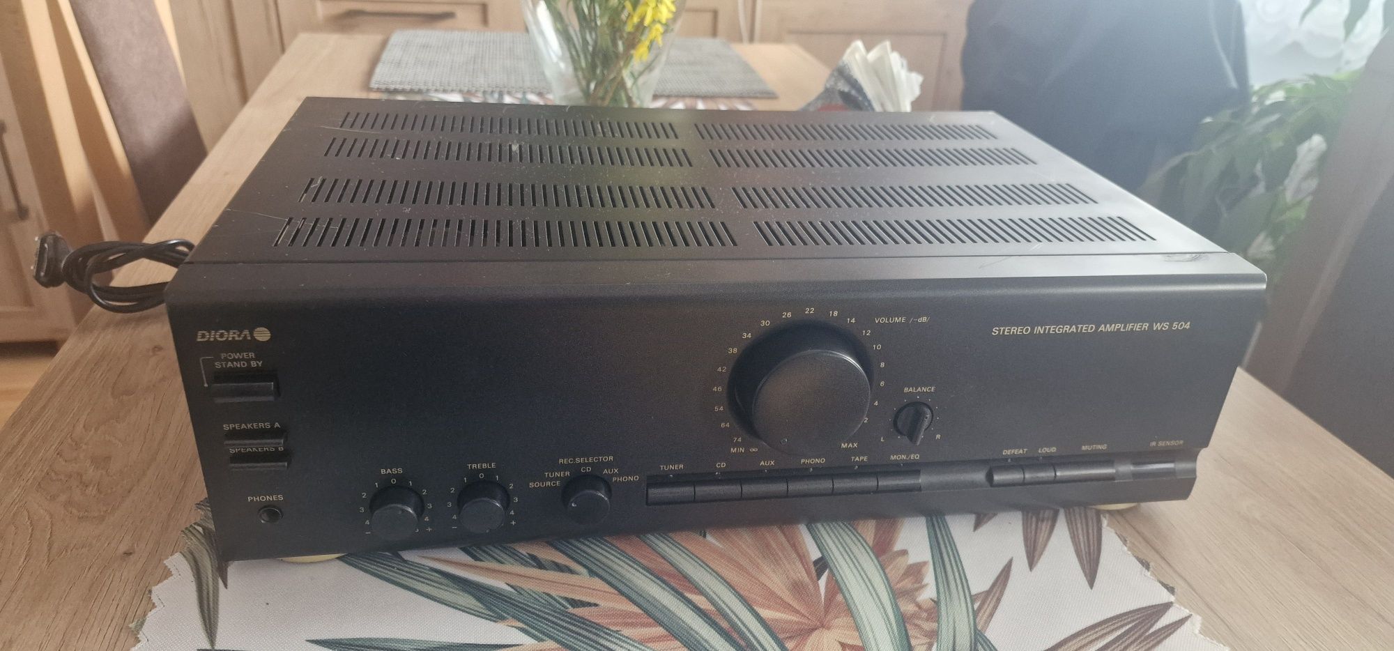 Wzmacniacz ws 504 antracyt
