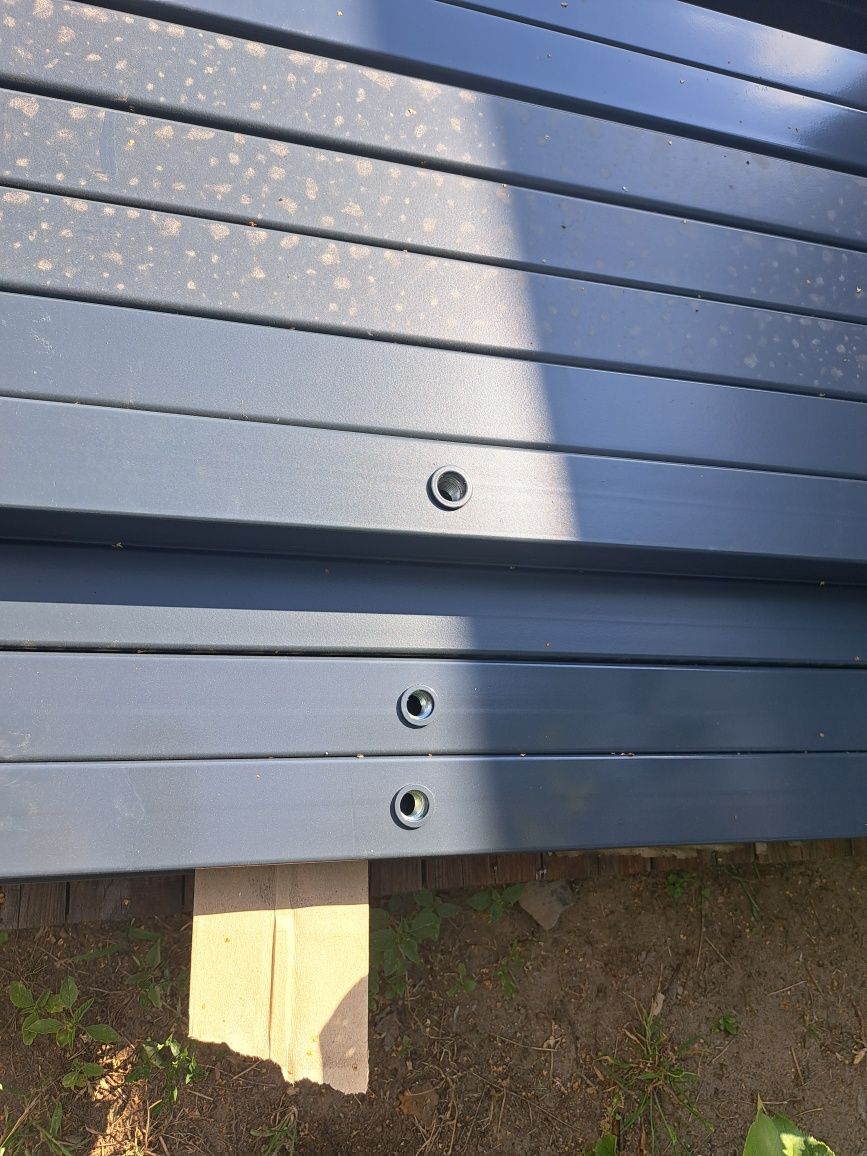 Brama dwuskrzydłowa h-150cm x400 cm ,panel fi 4 mm malowana