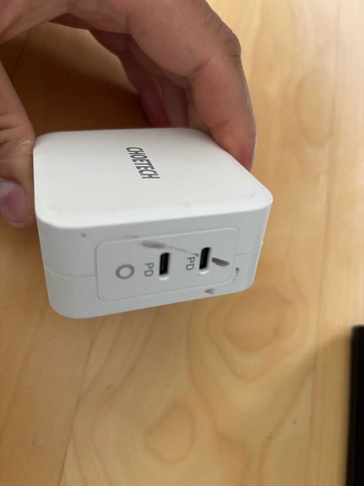Carregador 100w 2x USB-C CHOETECH