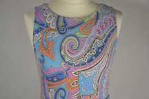 RALPH LAUREN Green Label Paisley Sukienka Damska M Oryginalna Bawełna