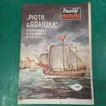 Piotr z Gdańska Maly Modelarz Gdańska Karawela model papierowy 1:200