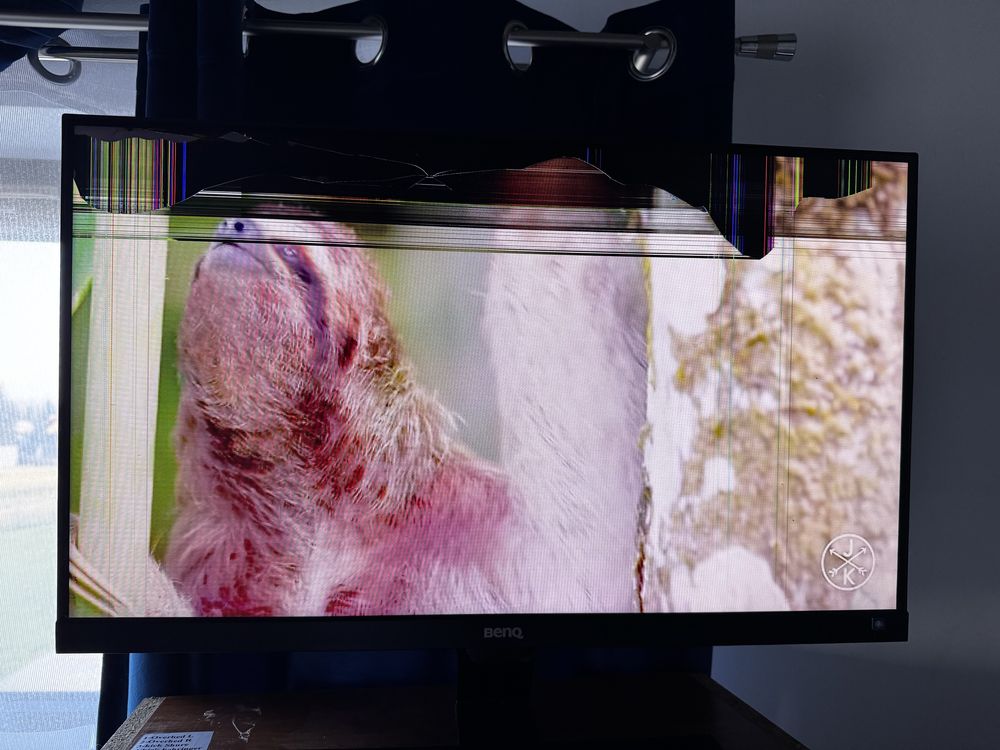 Monitor 27” benq ew2775zh uszkodzona matryca