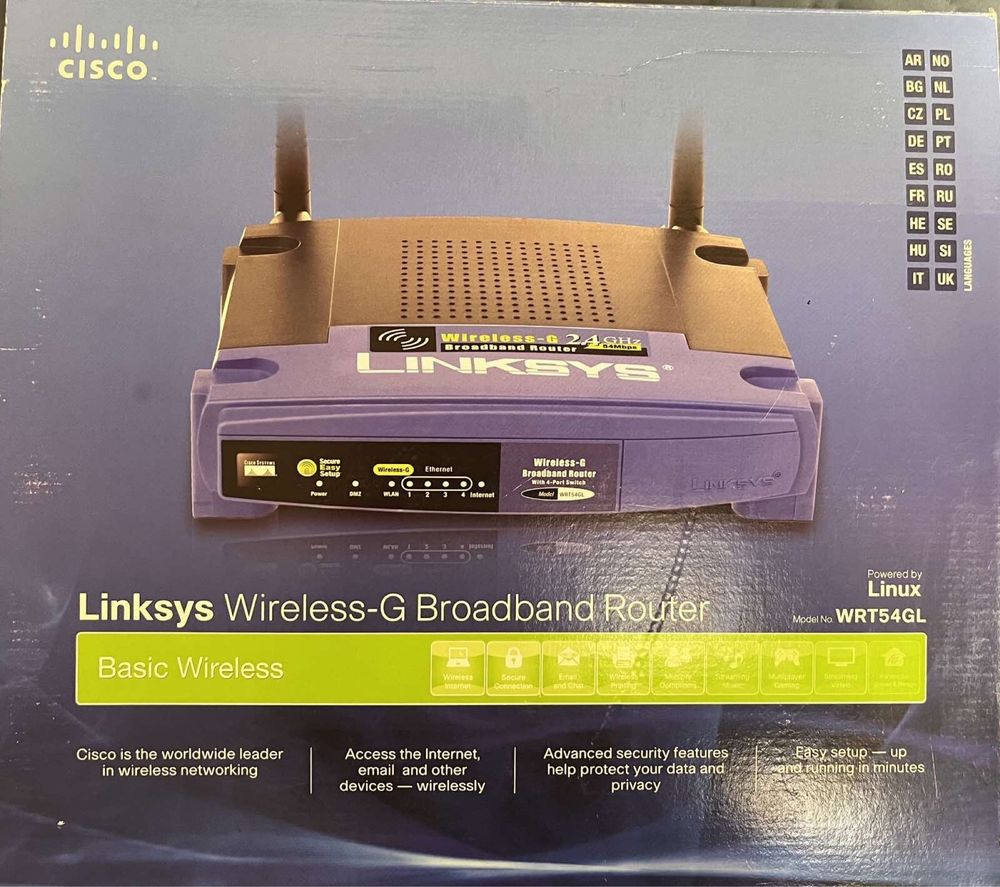 Роутер  Linksys Wireless-G