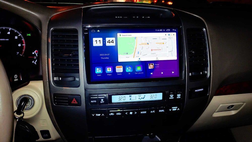 Андроїд магнітола для Toyota Land Cruiser Prado 120, CarPlay