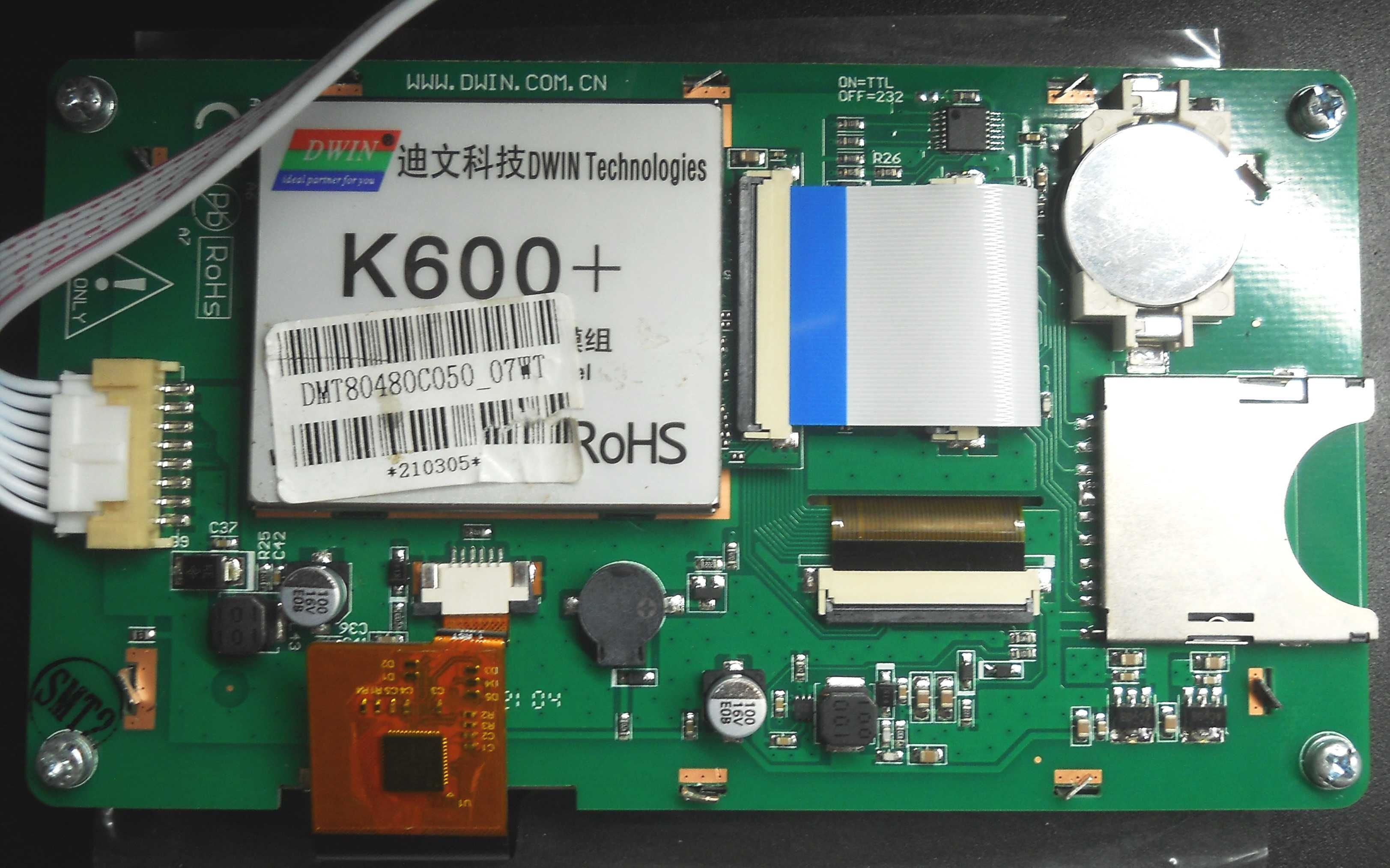 Панель управления DWIN K600+