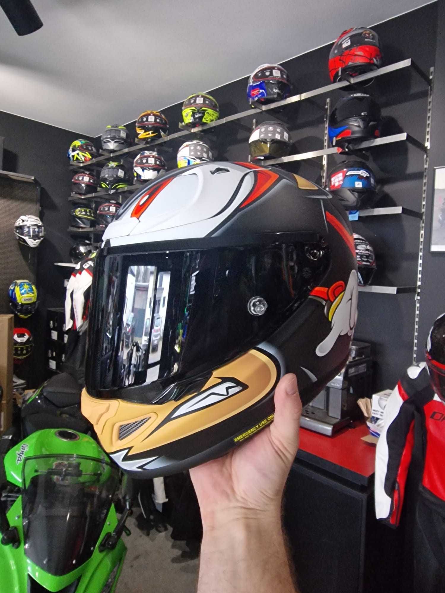 Kask motocyklowy HJC RPHA 12 Shadow THE HEDGEHOG XS'S'M'L'XL