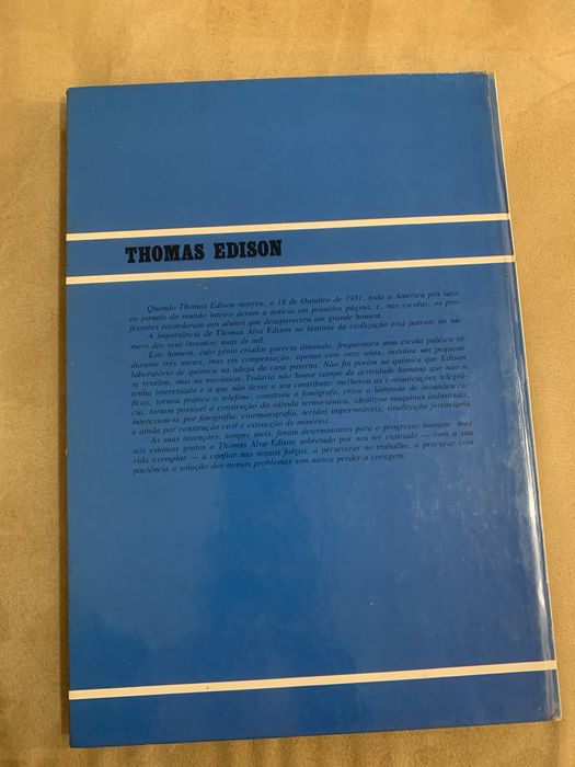 Livro “Thomas Edison”