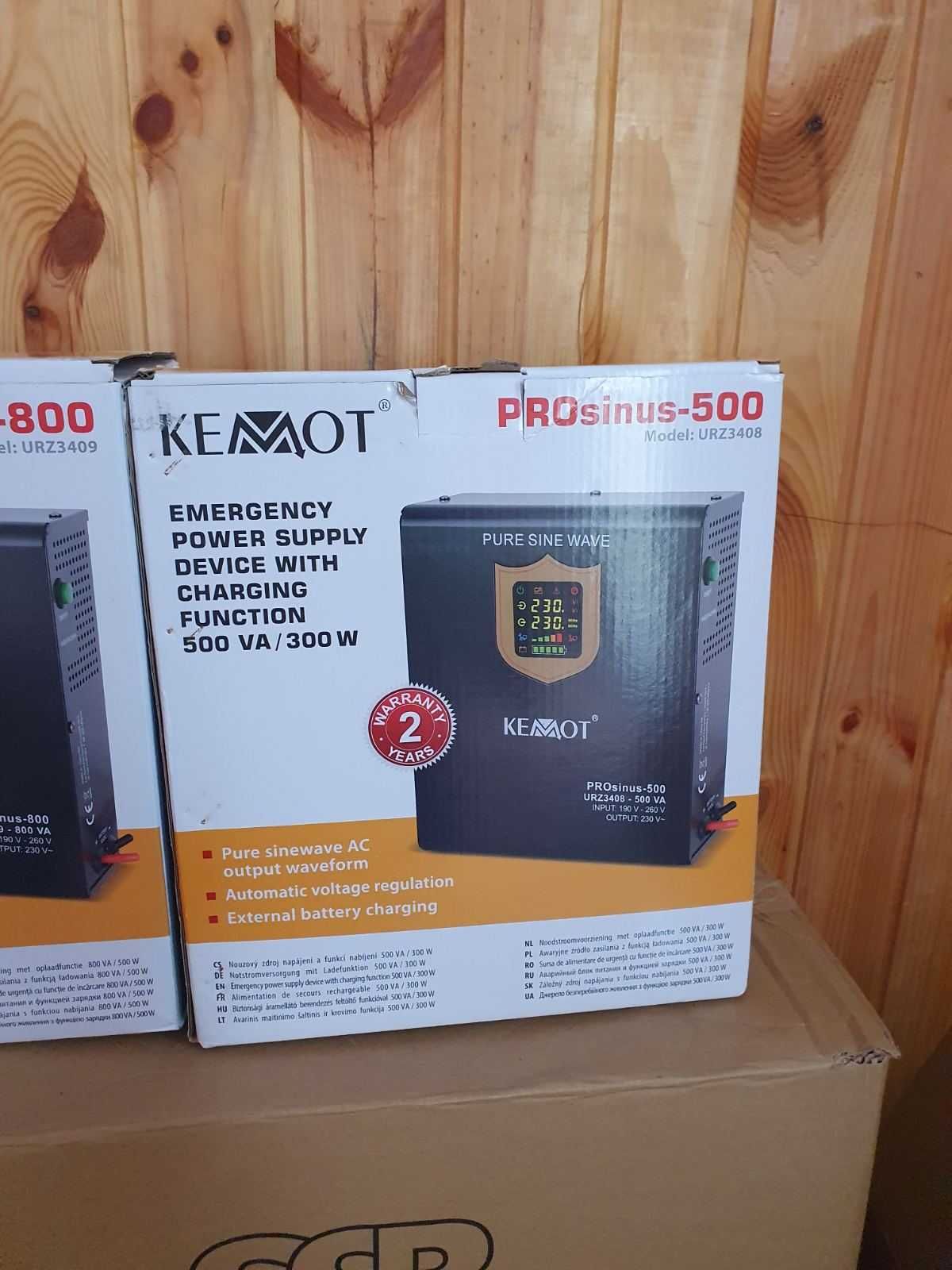 Безперебійник з чистою синусоїдою KEMOT PROSINUS 500VA/300W