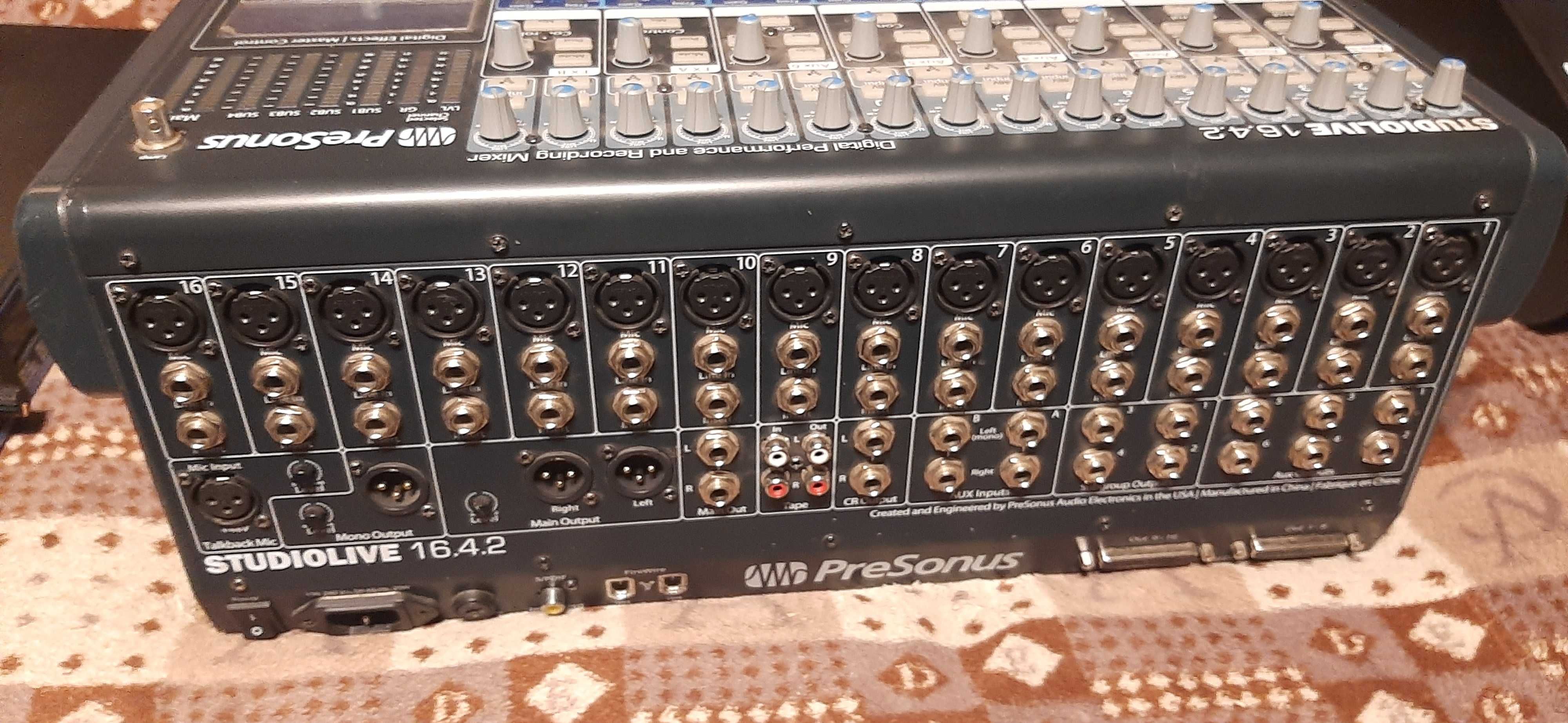 Presonus Studiolive 16.4.2,компрессор,мультиэффект,эквалайзер