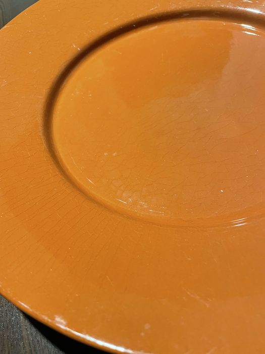 Prato grande em barro