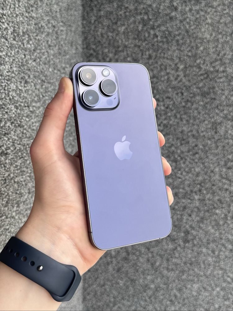 Iphone 14 Pro Max 128GB R-Sim в комплекте Deep Purple АКБ-100% ІДЕАЛ