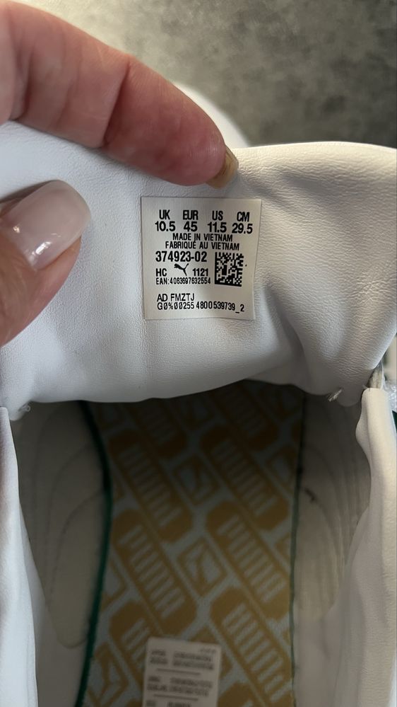 Кросівки Puma Basket 45 ( 29.5 см) оригінал шкіра