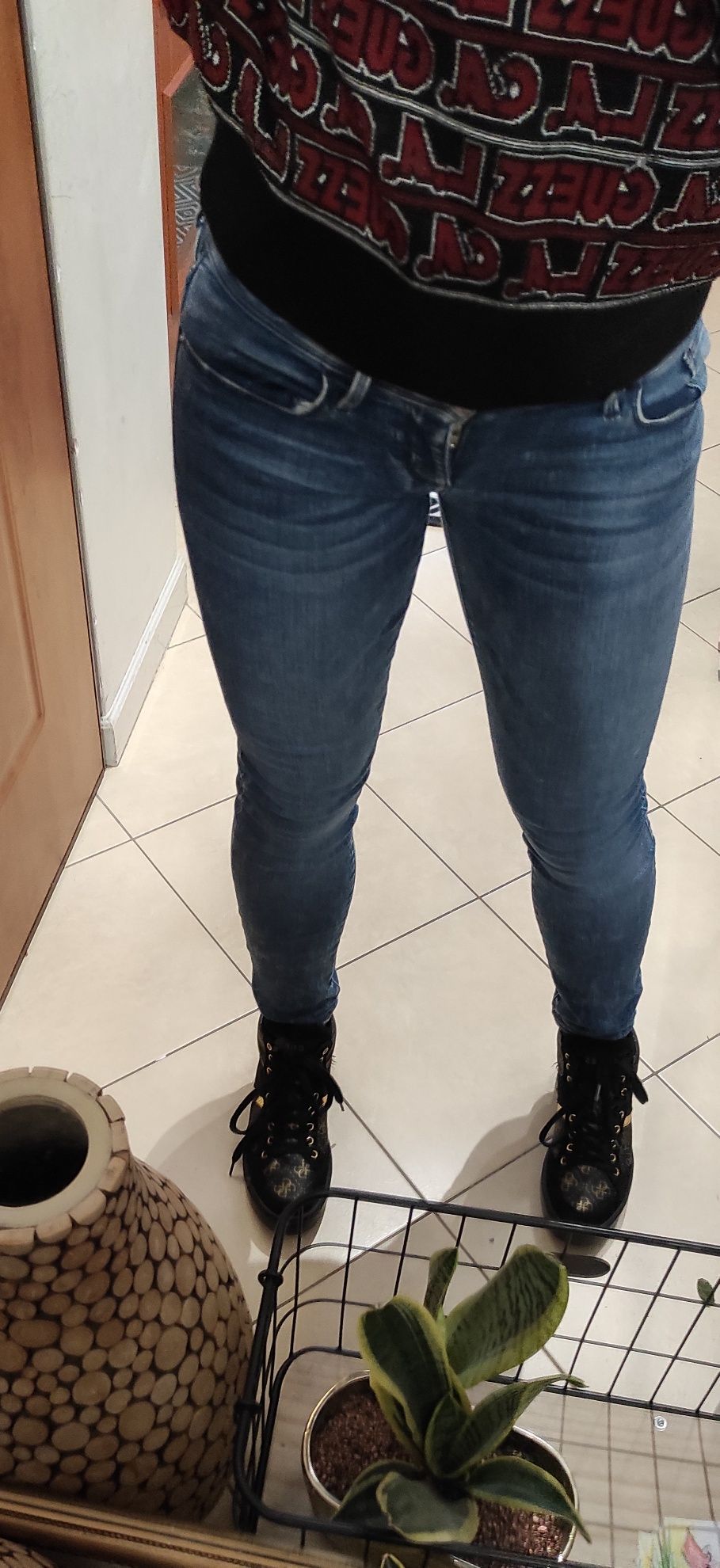 Spodnie jeansy jeansowe guess