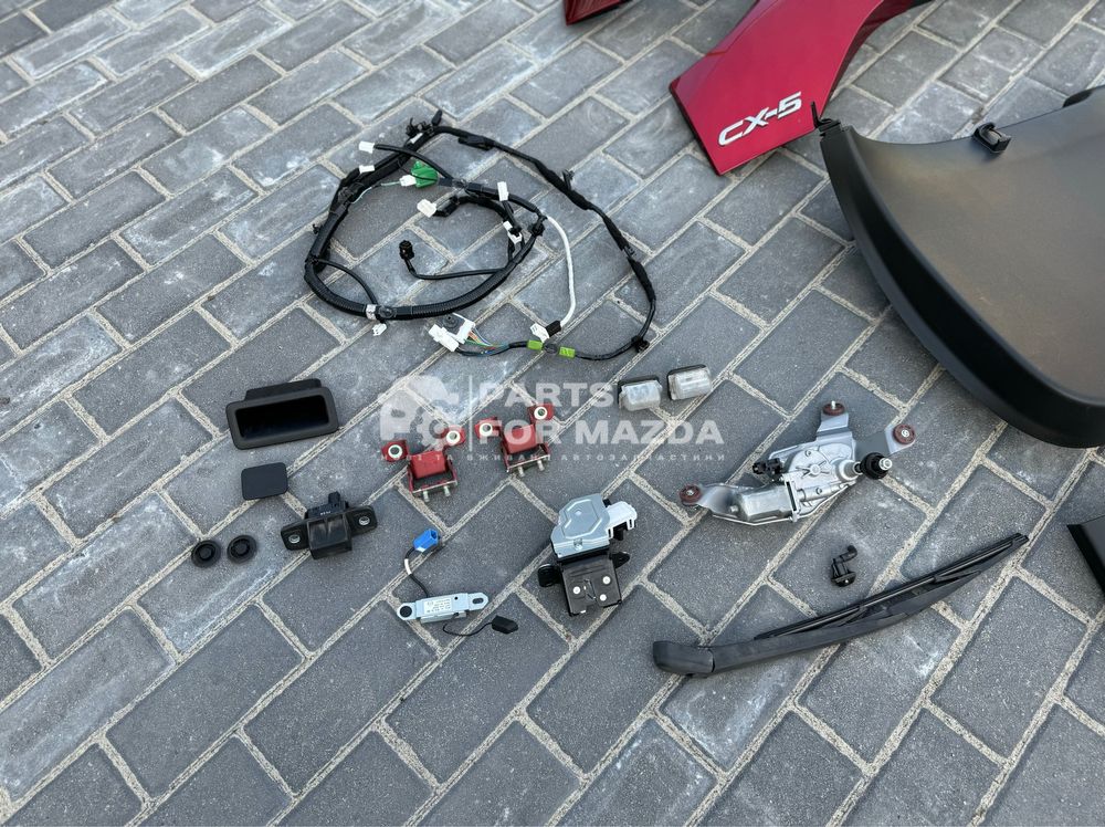 Накладка крышки Mazda CX5 KF KE CX9 CX30 CX50 обшивка проводка камера