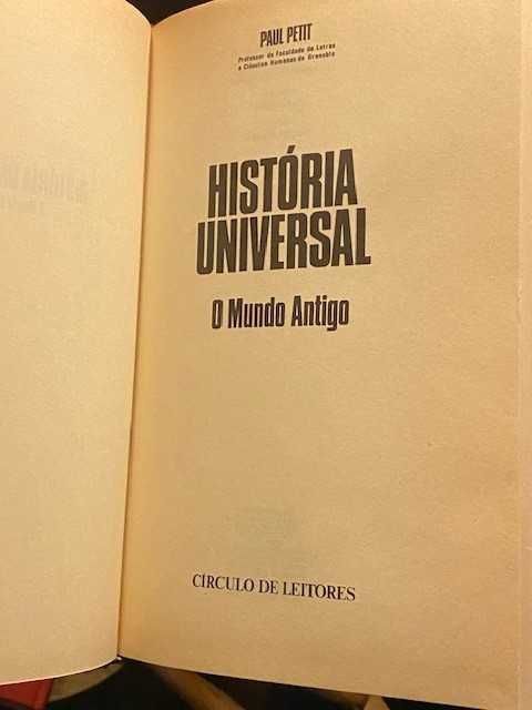 Paul Petit – História Universal (O mundo antigo)
