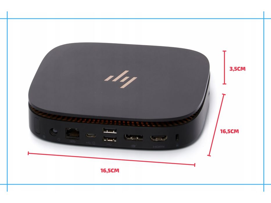 HP Elite Slice Mini PC I5 6GEN 16GB DDR4/256SSD Win10 Pro